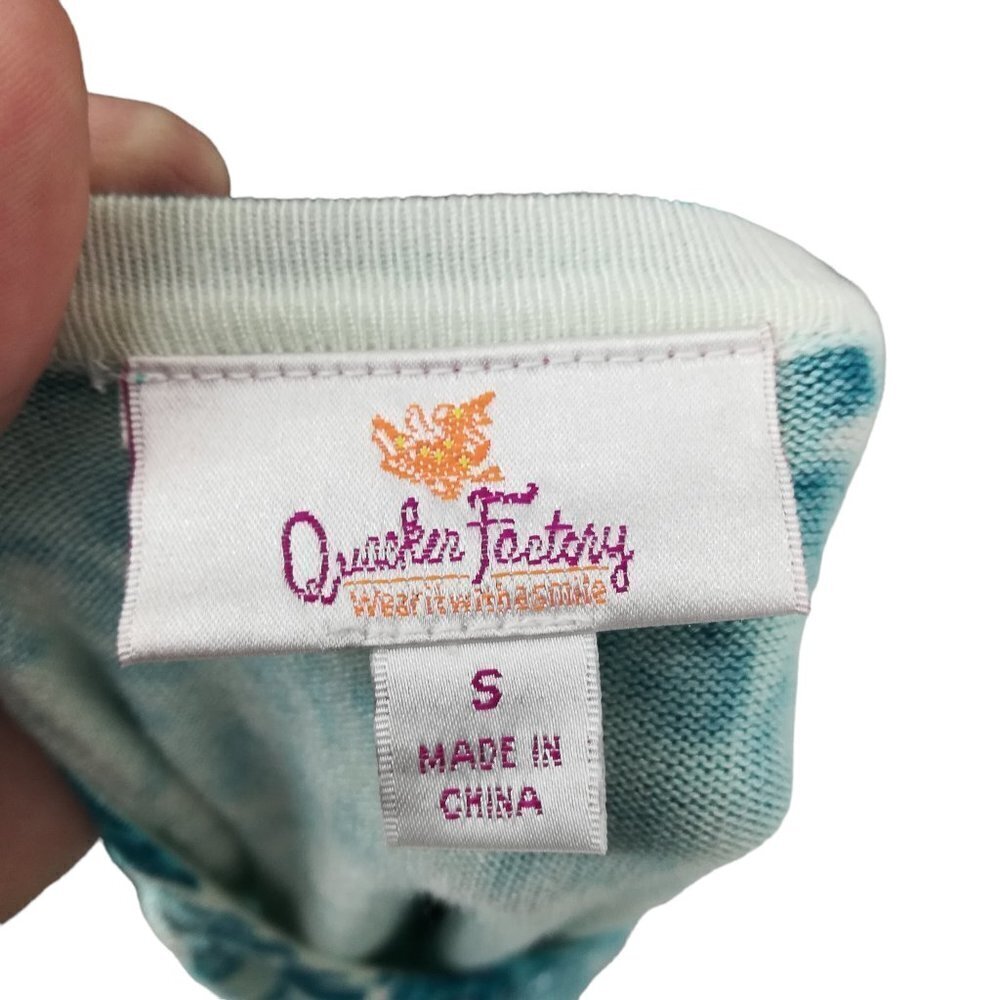 Quacker Factory Blue Leopard Print Sequin Lightwe… - image 2